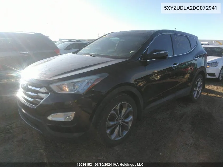 5XYZUDLA2DG072941 2013 Hyundai Santa Fe Sport