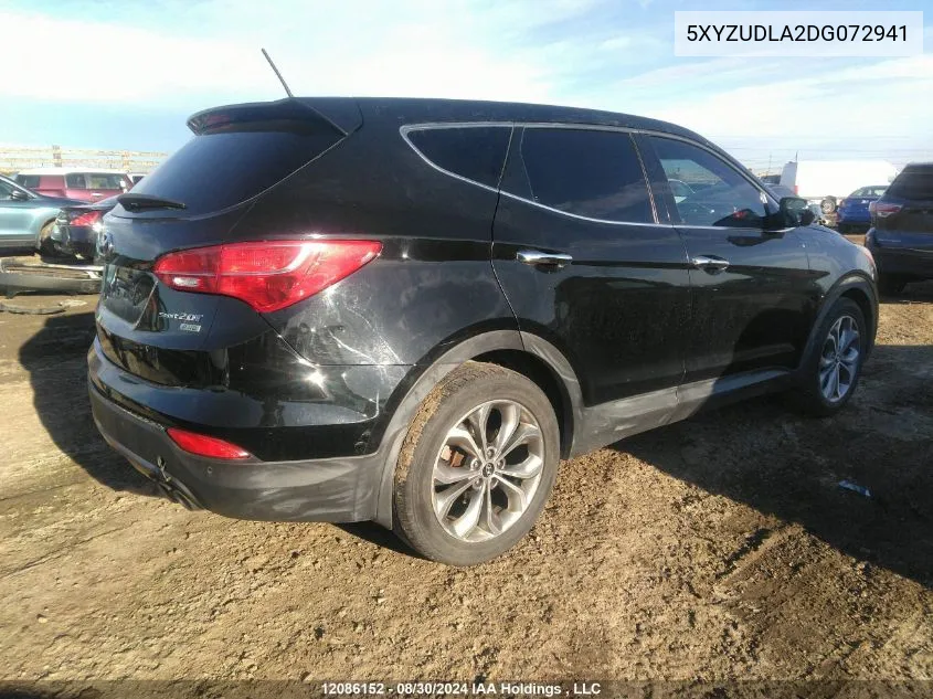 2013 Hyundai Santa Fe Sport VIN: 5XYZUDLA2DG072941 Lot: 12086152