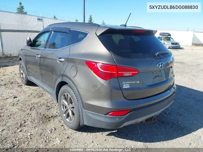 2013 Hyundai Santa Fe Sport VIN: 5XYZUDLB6DG088830 Lot: 12089962