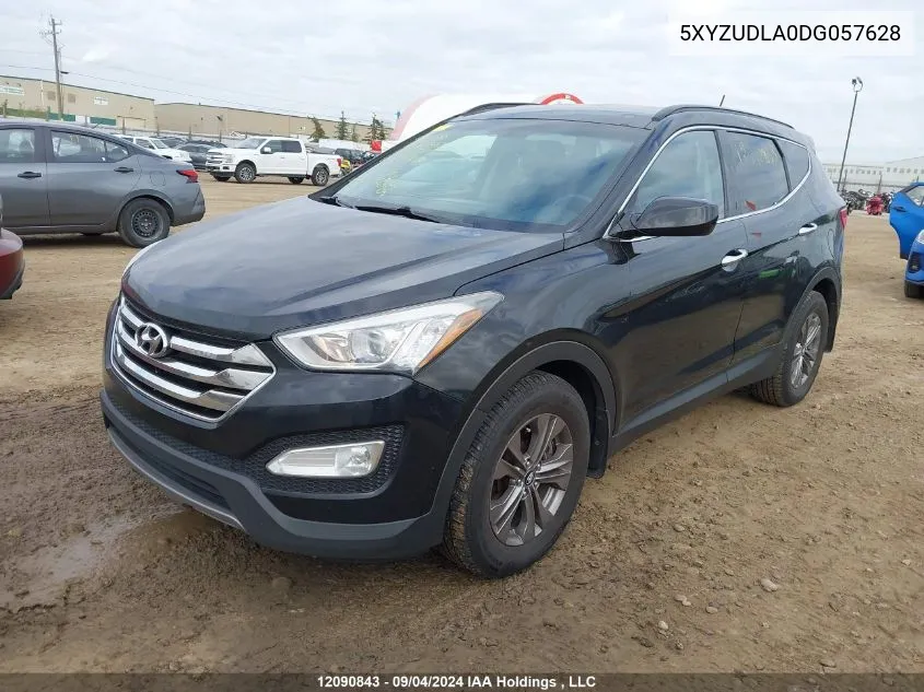 2013 Hyundai Santa Fe Sport VIN: 5XYZUDLA0DG057628 Lot: 12090843