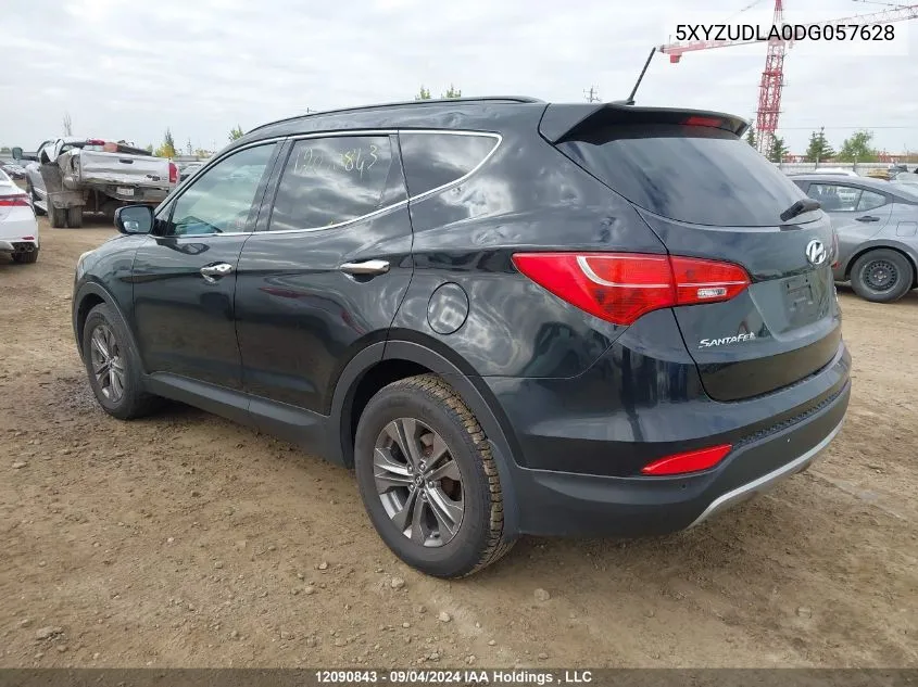 2013 Hyundai Santa Fe Sport VIN: 5XYZUDLA0DG057628 Lot: 12090843