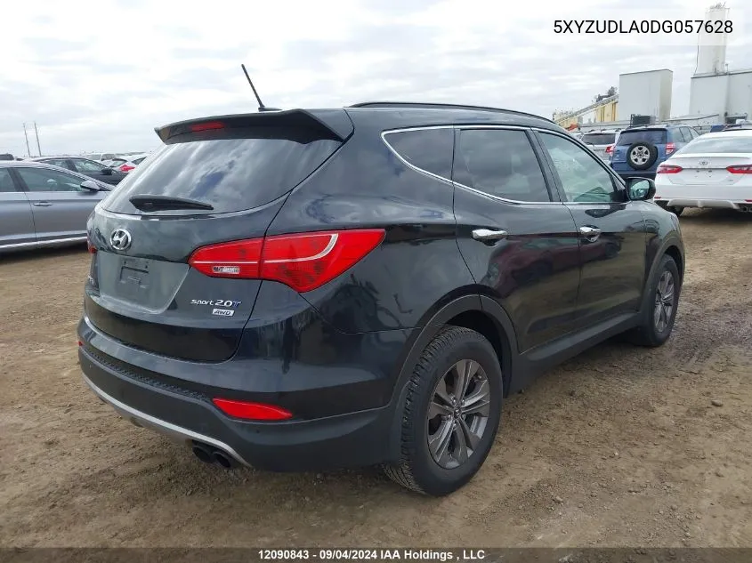 2013 Hyundai Santa Fe Sport VIN: 5XYZUDLA0DG057628 Lot: 12090843