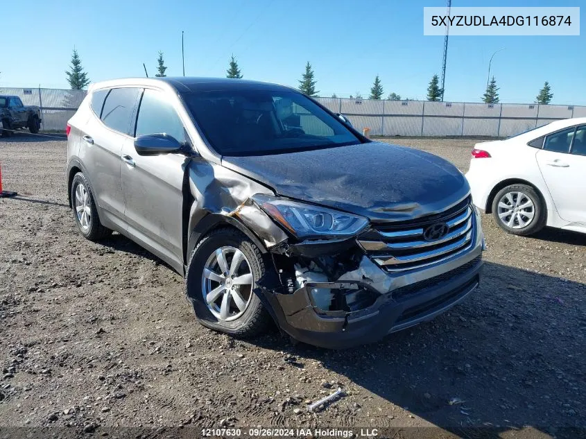 5XYZUDLA4DG116874 2013 Hyundai Santa Fe Sport