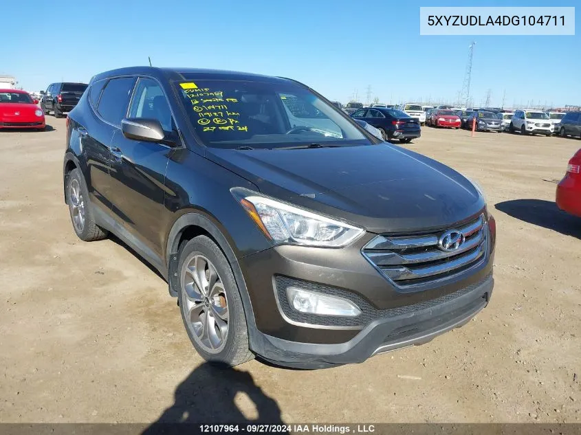 5XYZUDLA4DG104711 2013 Hyundai Santa Fe Sport