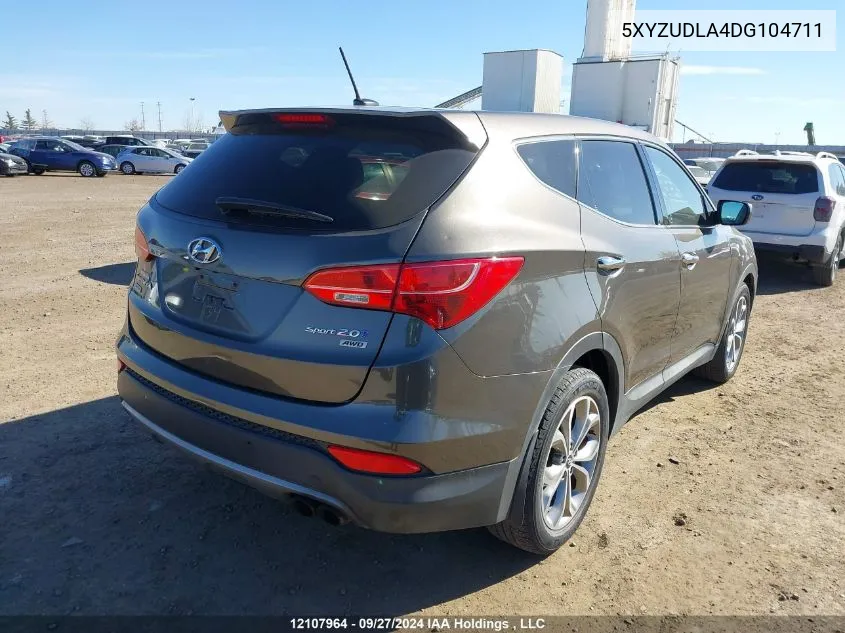 5XYZUDLA4DG104711 2013 Hyundai Santa Fe Sport