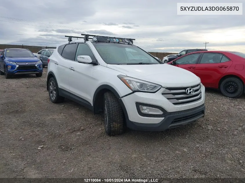 5XYZUDLA3DG065870 2013 Hyundai Santa Fe Sport