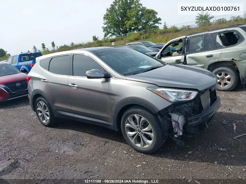 2013 Hyundai Santa Fe Sport VIN: 5XYZUDLAXDG100761 Lot: 12111188