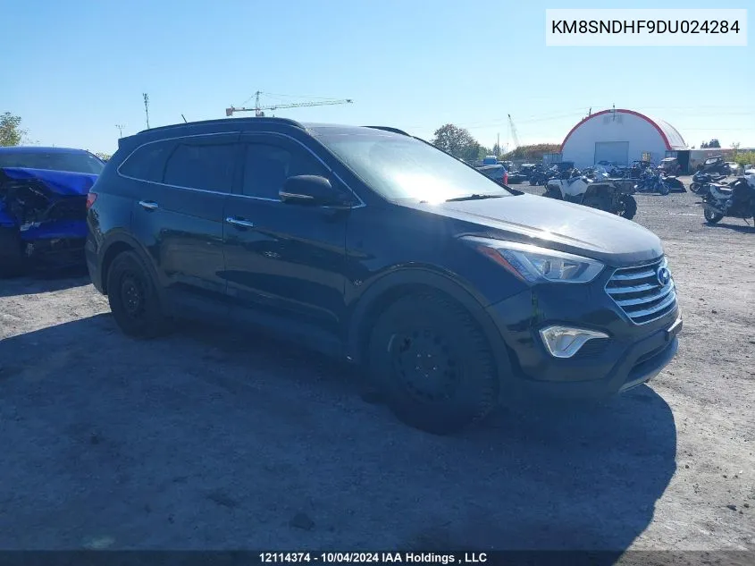 2013 Hyundai Santa Fe Gls VIN: KM8SNDHF9DU024284 Lot: 12114374