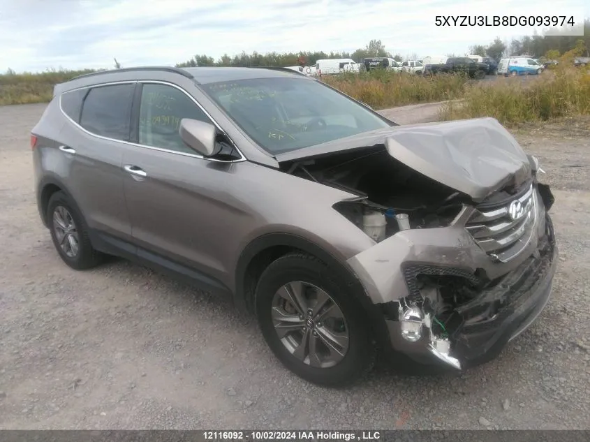 5XYZU3LB8DG093974 2013 Hyundai Santa Fe Sport 2.4 Premium