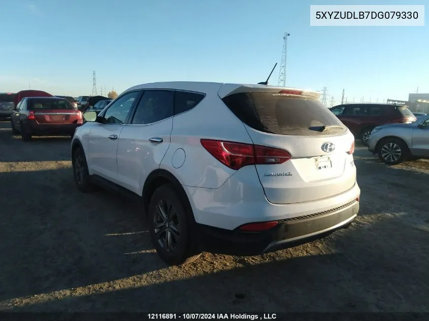 2013 Hyundai Santa Fe Sport VIN: 5XYZUDLB7DG079330 Lot: 12116891