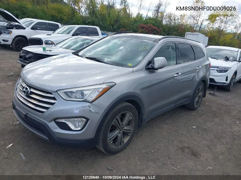 2013 Hyundai Santa Fe Xl Limited VIN: KM8SNDHF0DU009026 Lot: 12120640