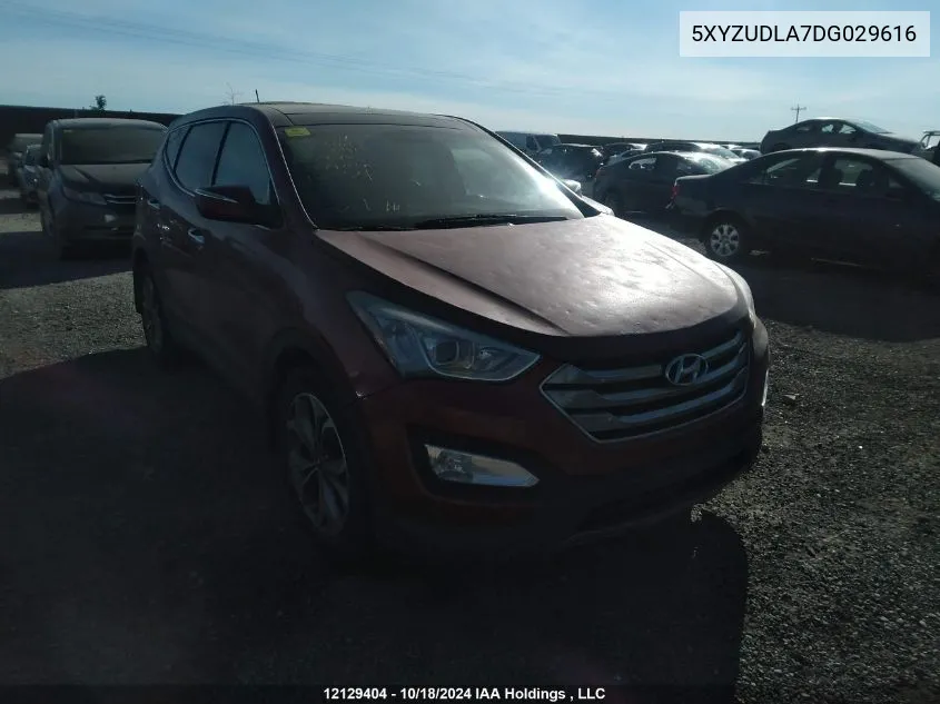 2013 Hyundai Santa Fe Sport VIN: 5XYZUDLA7DG029616 Lot: 12129404