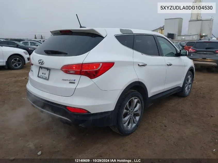 2013 Hyundai Santa Fe Sport VIN: 5XYZUDLA0DG104530 Lot: 12140609