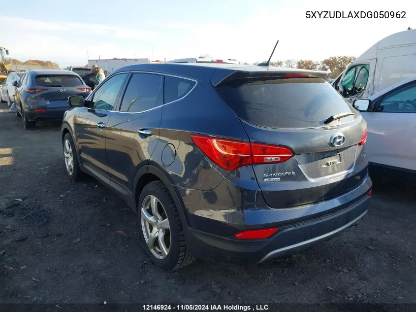 2013 Hyundai Santa Fe Sport 2.0T Limited VIN: 5XYZUDLAXDG050962 Lot: 12146924