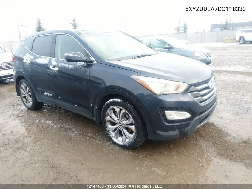 2013 Hyundai Santa Fe Sport VIN: 5XYZUDLA7DG118330 Lot: 12147430