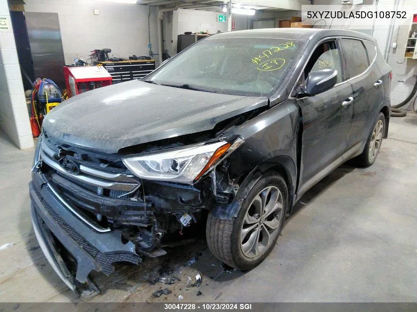 5XYZUDLA5DG108752 2013 Hyundai Santa Fe Sport