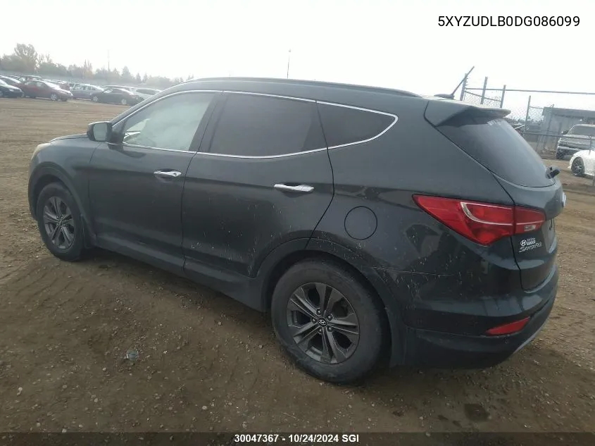 2013 Hyundai Santa Fe Sport VIN: 5XYZUDLB0DG086099 Lot: 30047367