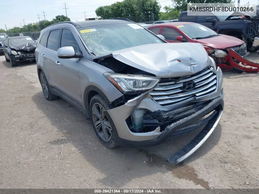 KM8SRDHF8DU010266 2013 Hyundai Santa Fe Limited