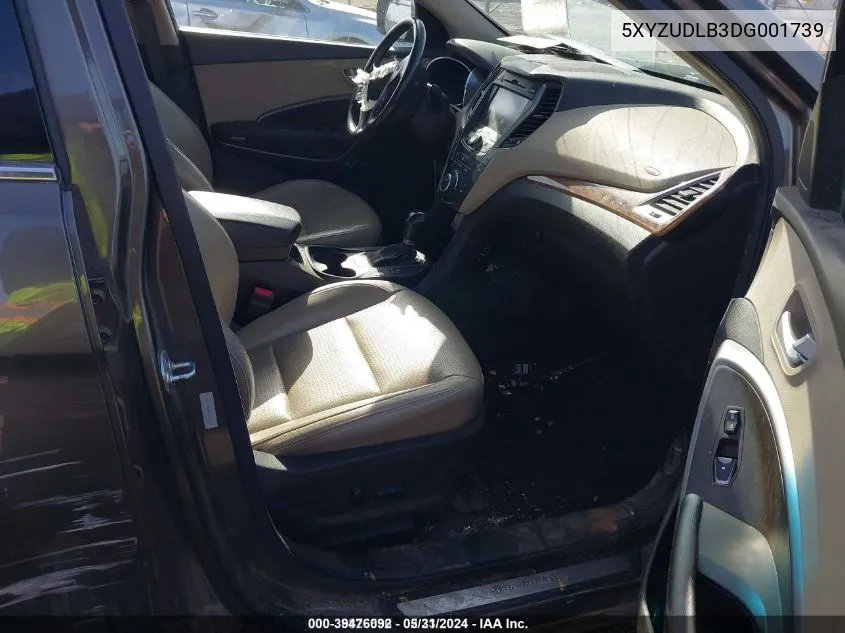 5XYZUDLB3DG001739 2013 Hyundai Santa Fe Sport