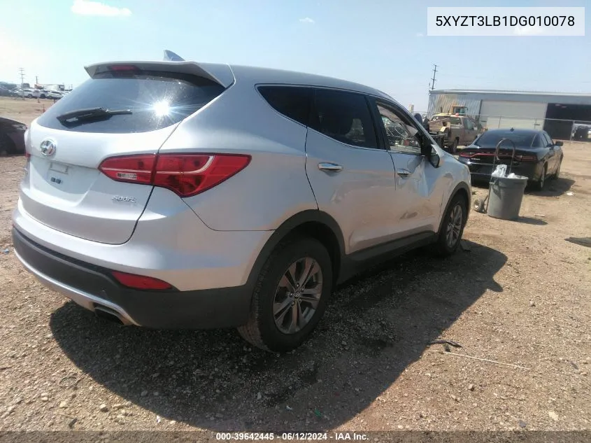 2013 Hyundai Santa Fe Sport VIN: 5XYZT3LB1DG010078 Lot: 39642445