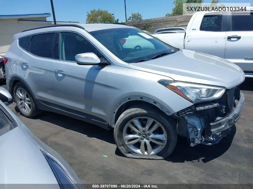 2013 Hyundai Santa Fe Sport 2.0T VIN: 5XYZU3LA6DG103344 Lot: 39707890