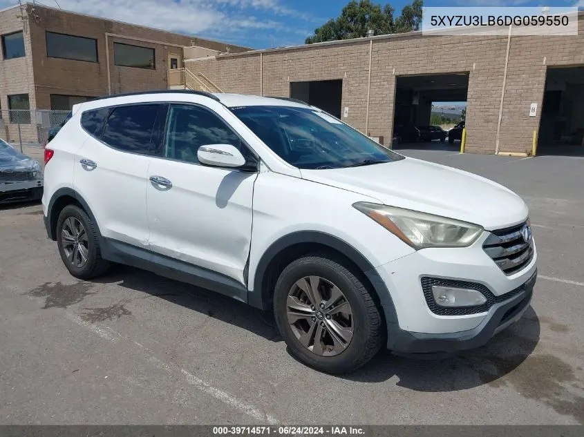 2013 Hyundai Santa Fe Sport VIN: 5XYZU3LB6DG059550 Lot: 39714571