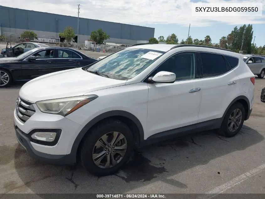 2013 Hyundai Santa Fe Sport VIN: 5XYZU3LB6DG059550 Lot: 39714571