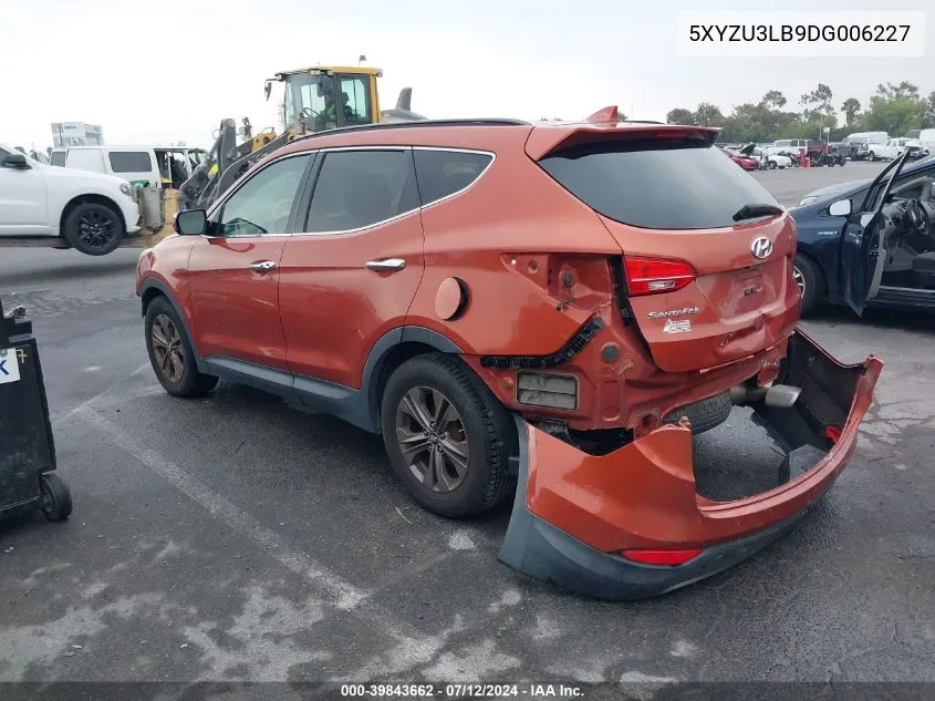 5XYZU3LB9DG006227 2013 Hyundai Santa Fe Sport