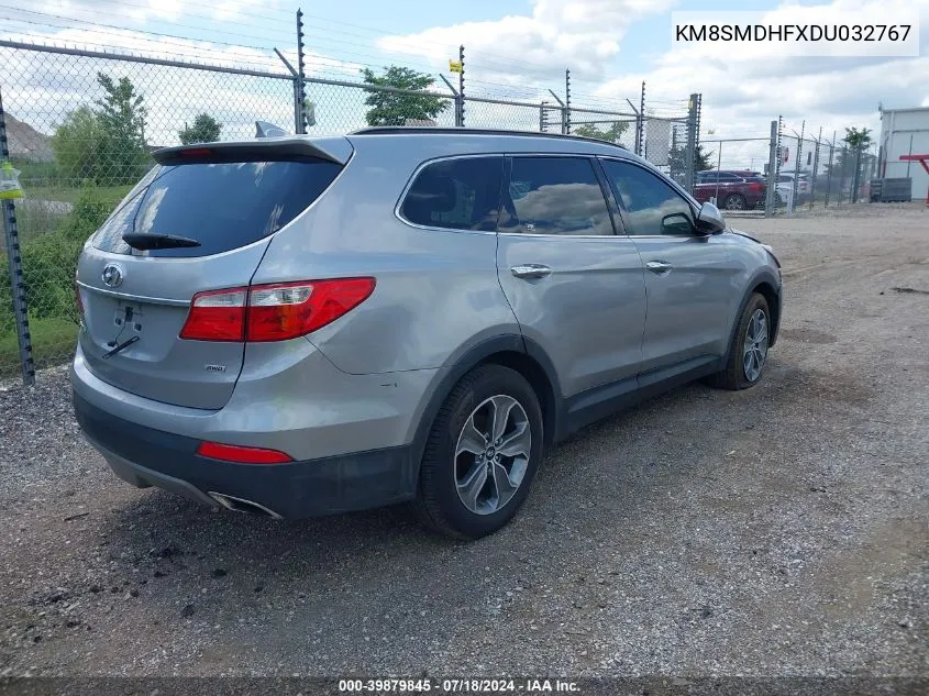 KM8SMDHFXDU032767 2013 Hyundai Santa Fe Gls