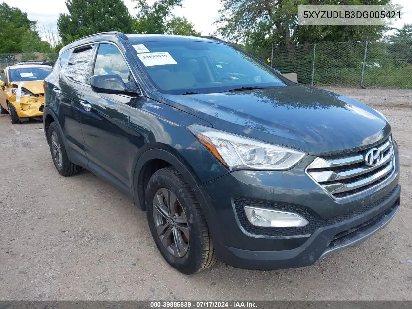 2013 Hyundai Santa Fe Sport VIN: 5XYZUDLB3DG005421 Lot: 39885839