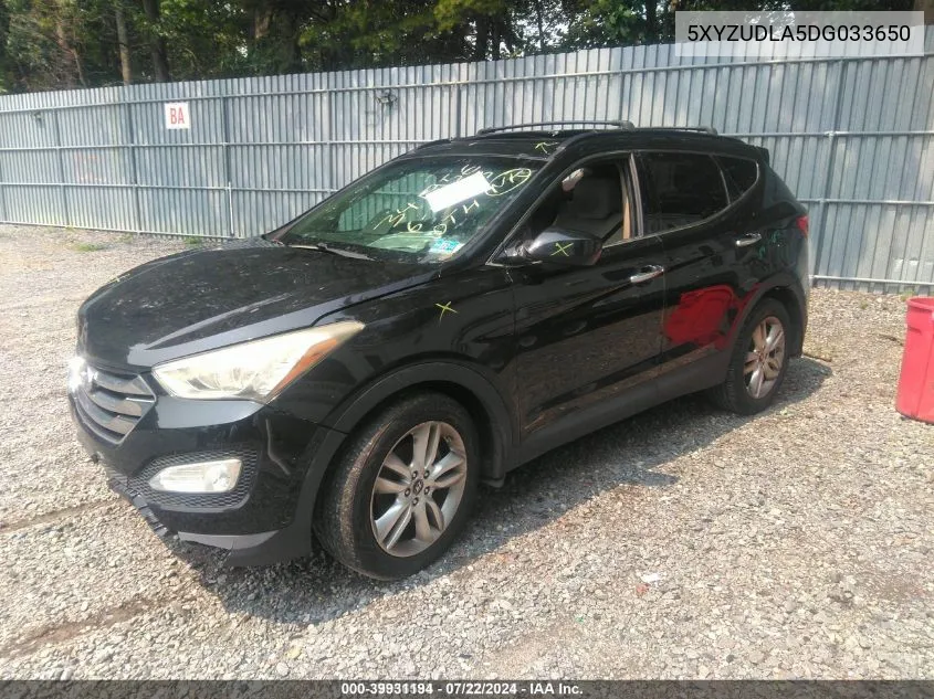 5XYZUDLA5DG033650 2013 Hyundai Santa Fe Sport 2.0T