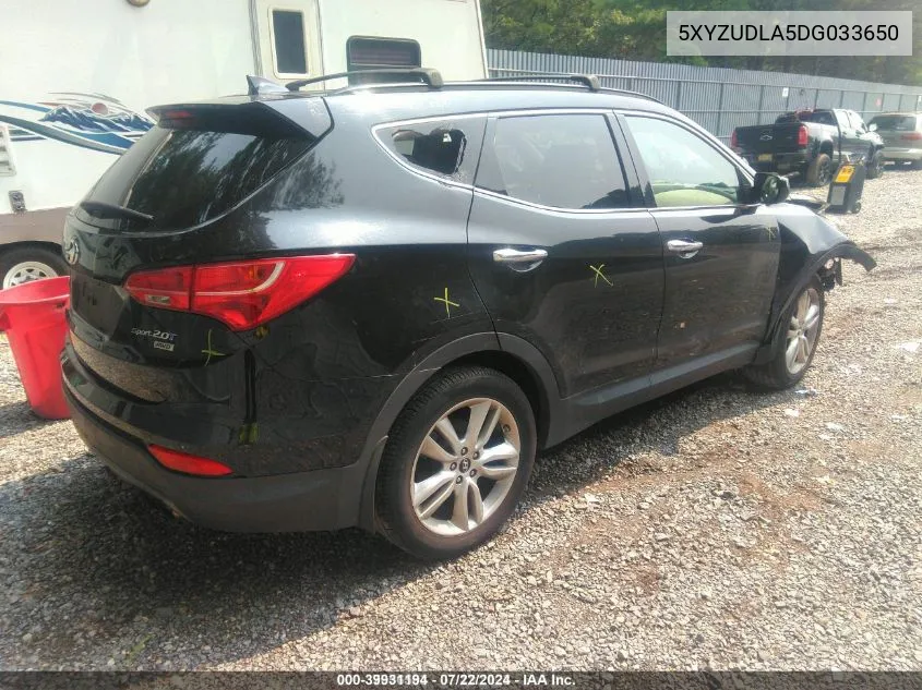 5XYZUDLA5DG033650 2013 Hyundai Santa Fe Sport 2.0T