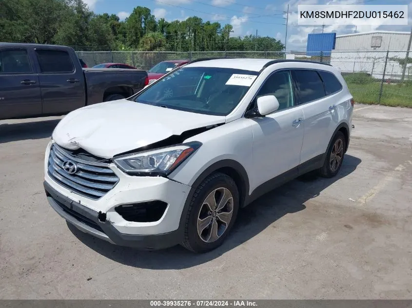 2013 Hyundai Santa Fe Gls VIN: KM8SMDHF2DU015462 Lot: 39935276