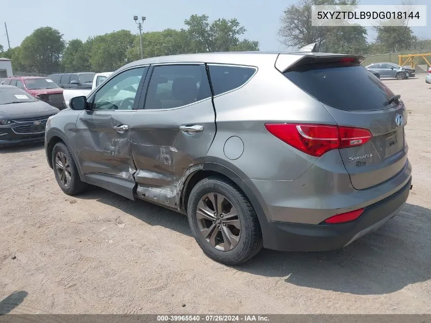 2013 Hyundai Santa Fe Sport VIN: 5XYZTDLB9DG018144 Lot: 39965540