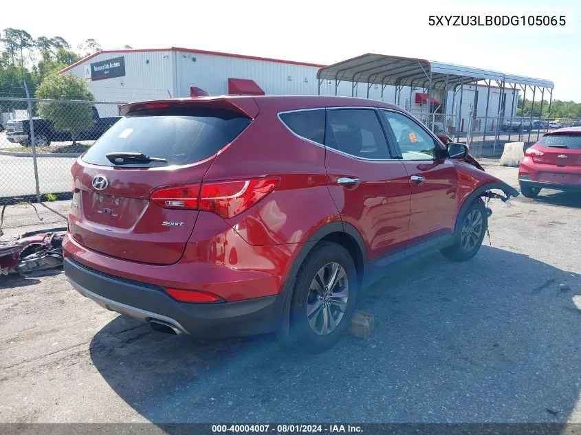 2013 Hyundai Santa Fe Sport VIN: 5XYZU3LB0DG105065 Lot: 40863533