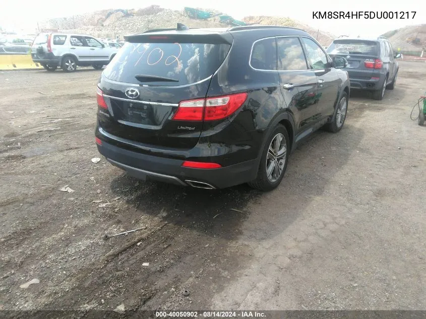 KM8SR4HF5DU001217 2013 Hyundai Santa Fe Limited