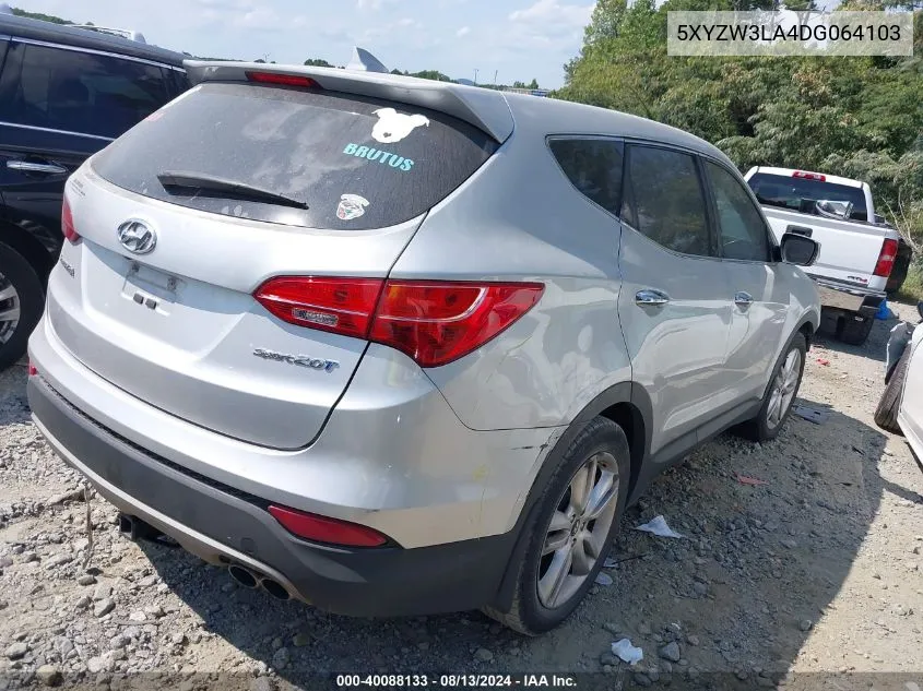 5XYZW3LA4DG064103 2013 Hyundai Santa Fe Sport 2.0T