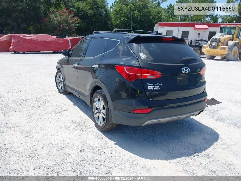 2013 Hyundai Santa Fe Sport 2.0T VIN: 5XYZU3LA4DG116660 Lot: 40088846