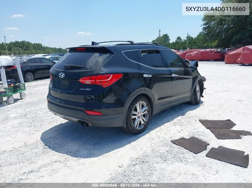 2013 Hyundai Santa Fe Sport 2.0T VIN: 5XYZU3LA4DG116660 Lot: 40088846