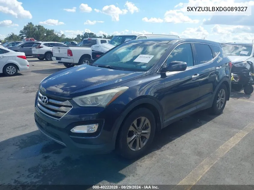 2013 Hyundai Santa Fe Sport VIN: 5XYZU3LBXDG089327 Lot: 40222028