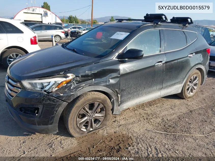 2013 Hyundai Santa Fe VIN: 5XYZUDLB0DG015579 Lot: 40234177