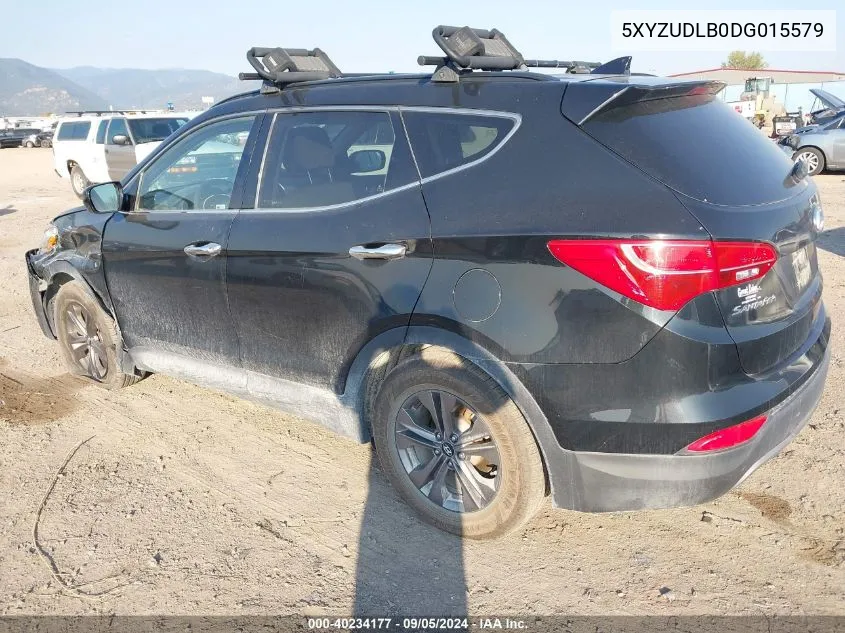 2013 Hyundai Santa Fe VIN: 5XYZUDLB0DG015579 Lot: 40234177