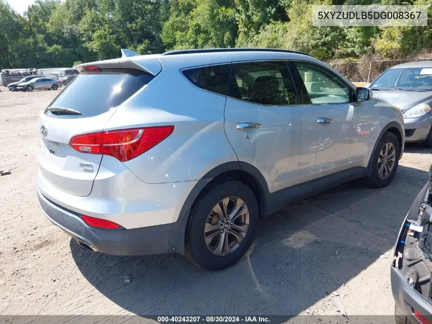 2013 Hyundai Santa Fe Sport VIN: 5XYZUDLB5DG008367 Lot: 40243207