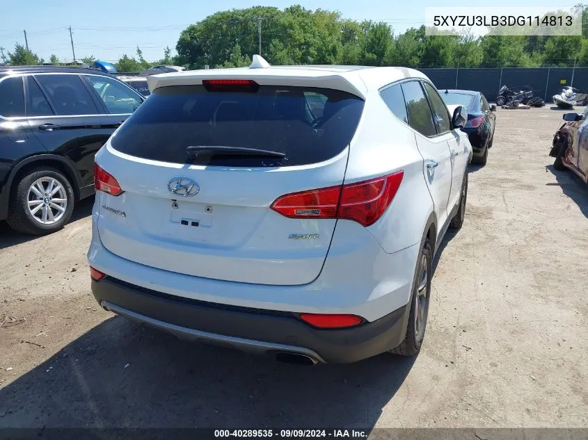 2013 Hyundai Santa Fe Sport VIN: 5XYZU3LB3DG114813 Lot: 40289535