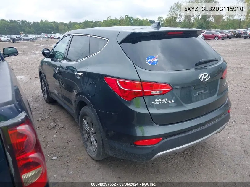 5XYZT3LB2DG115910 2013 Hyundai Santa Fe Sport