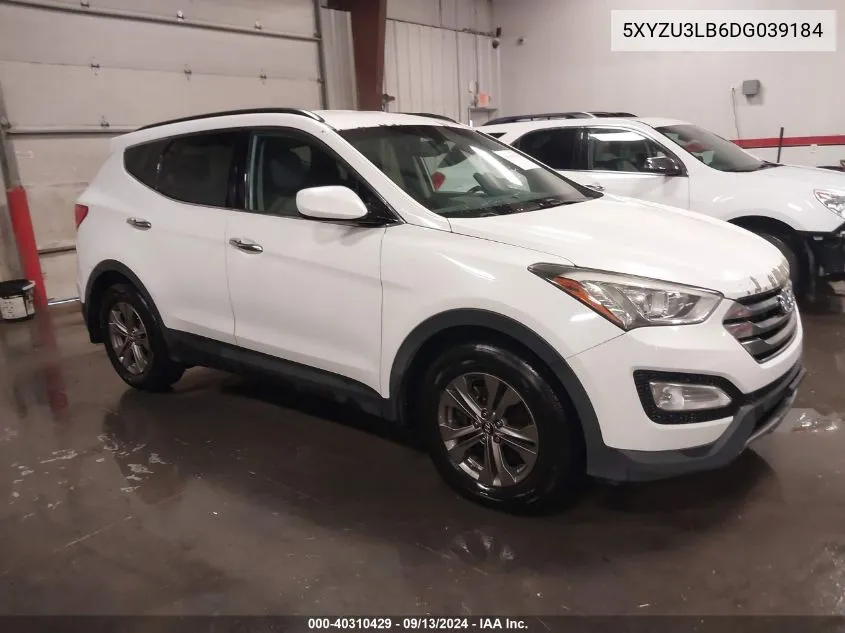 2013 Hyundai Santa Fe Sport VIN: 5XYZU3LB6DG039184 Lot: 40310429