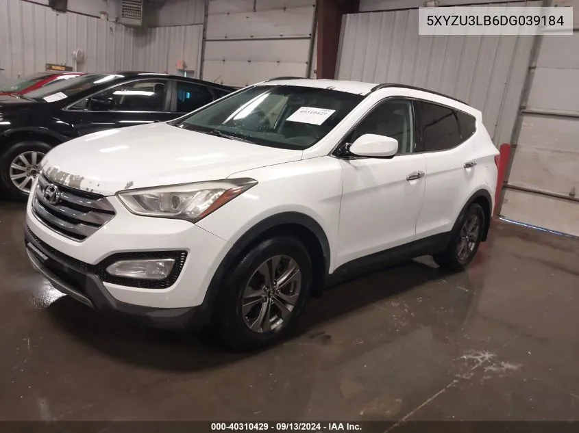 2013 Hyundai Santa Fe Sport VIN: 5XYZU3LB6DG039184 Lot: 40310429