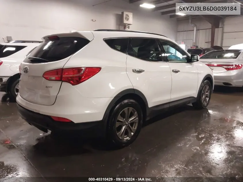 2013 Hyundai Santa Fe Sport VIN: 5XYZU3LB6DG039184 Lot: 40310429