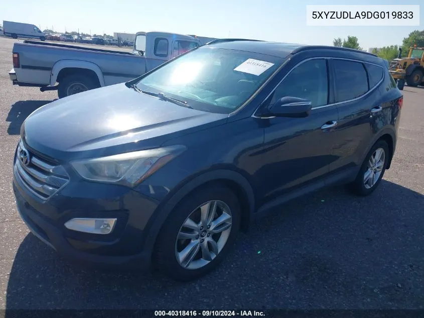 5XYZUDLA9DG019833 2013 Hyundai Santa Fe Sport 2.0T