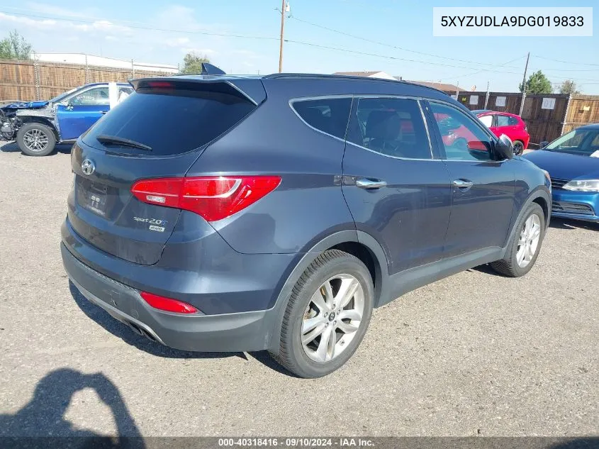 5XYZUDLA9DG019833 2013 Hyundai Santa Fe Sport 2.0T